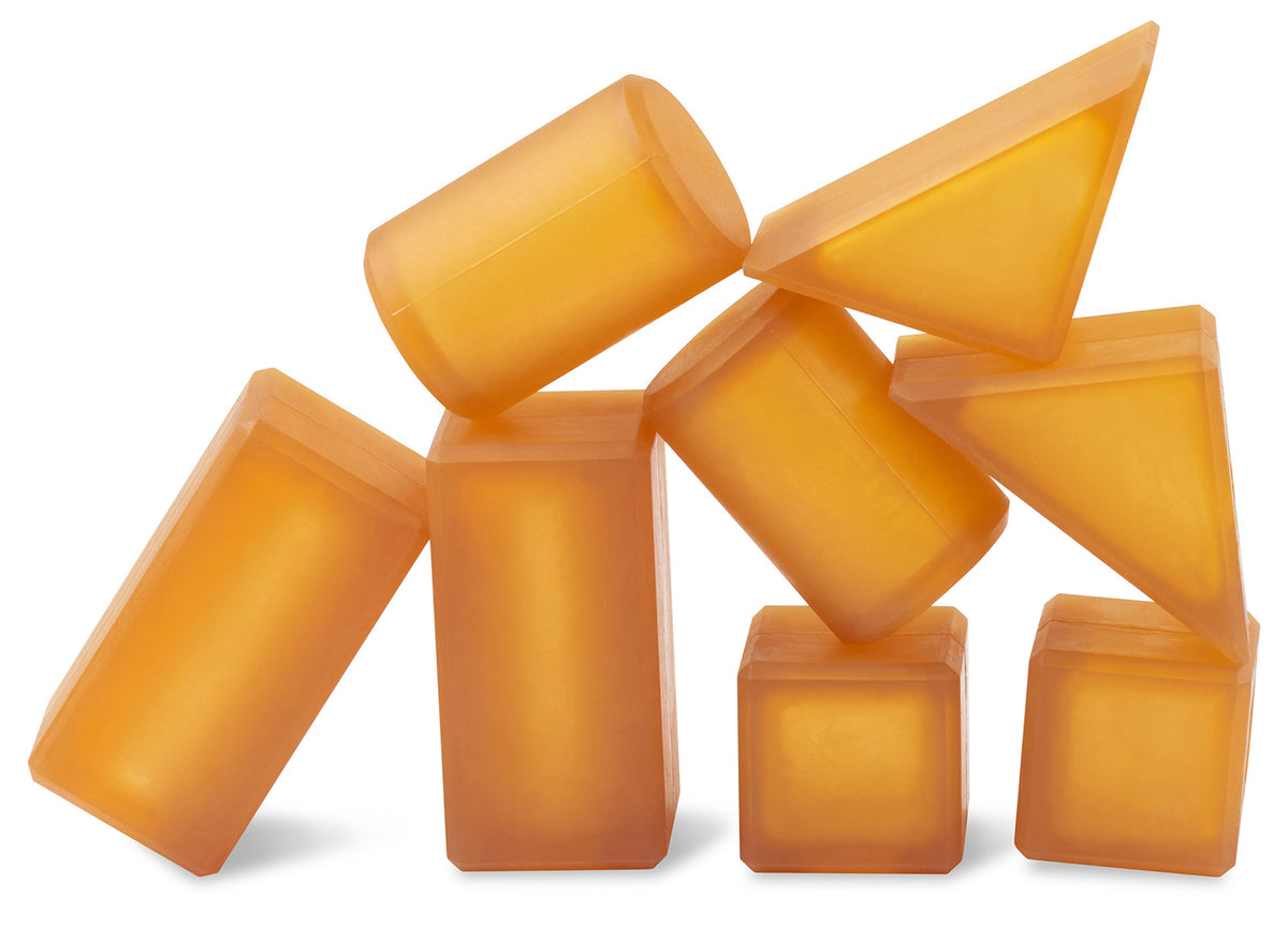 Calmies RubbeeBlocks, a sustainable rubber toy for infants